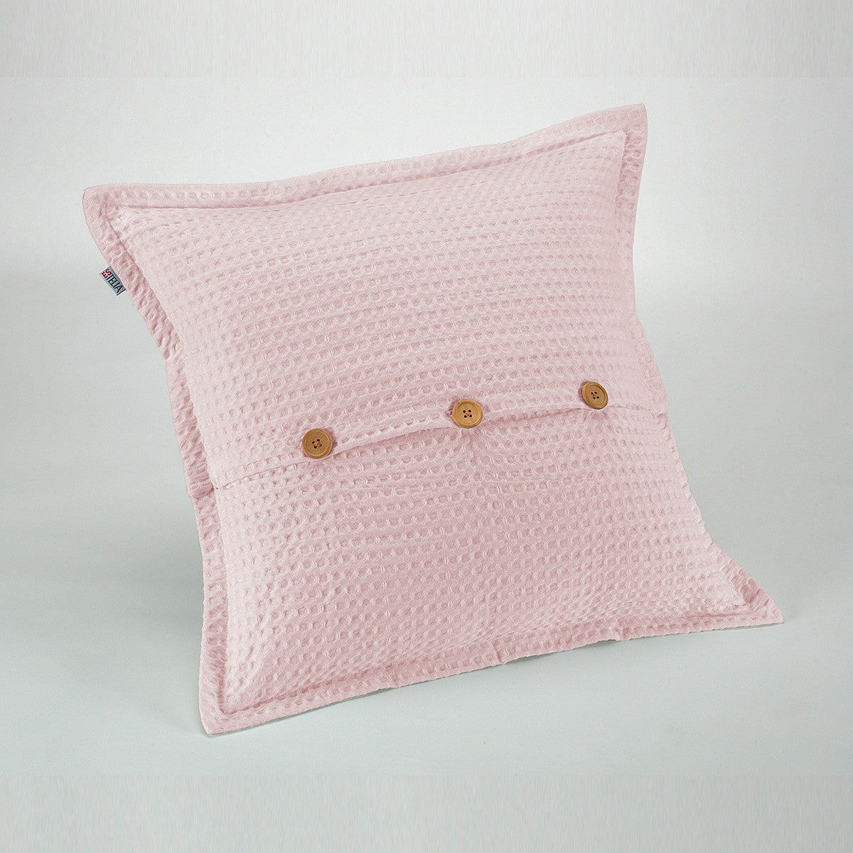 Funda de cojín Banús Rosa cojín 50x50 cierre con botones