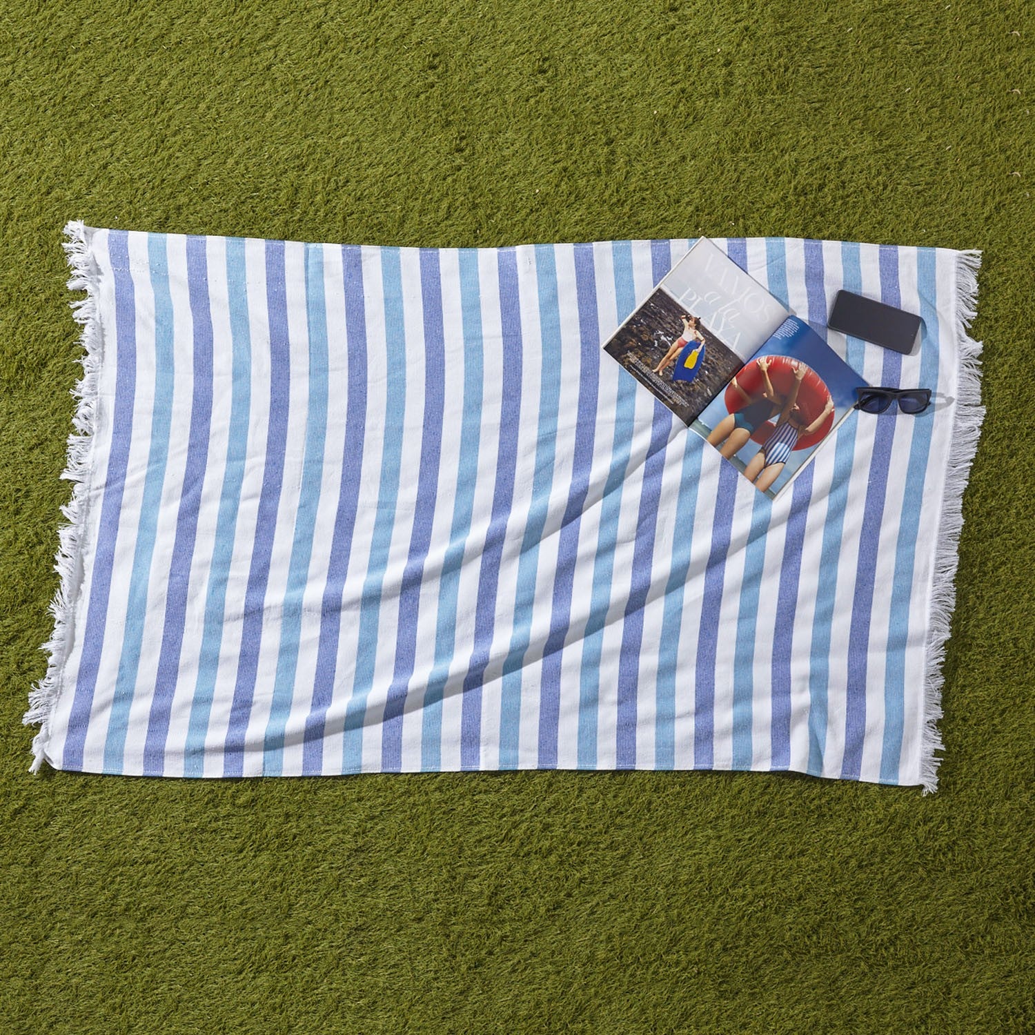 Fouta Deià Rizo Estelia Azul