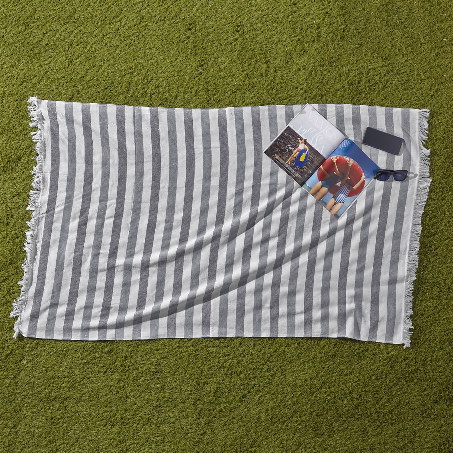Fouta Deià Rizo Estelia Gris