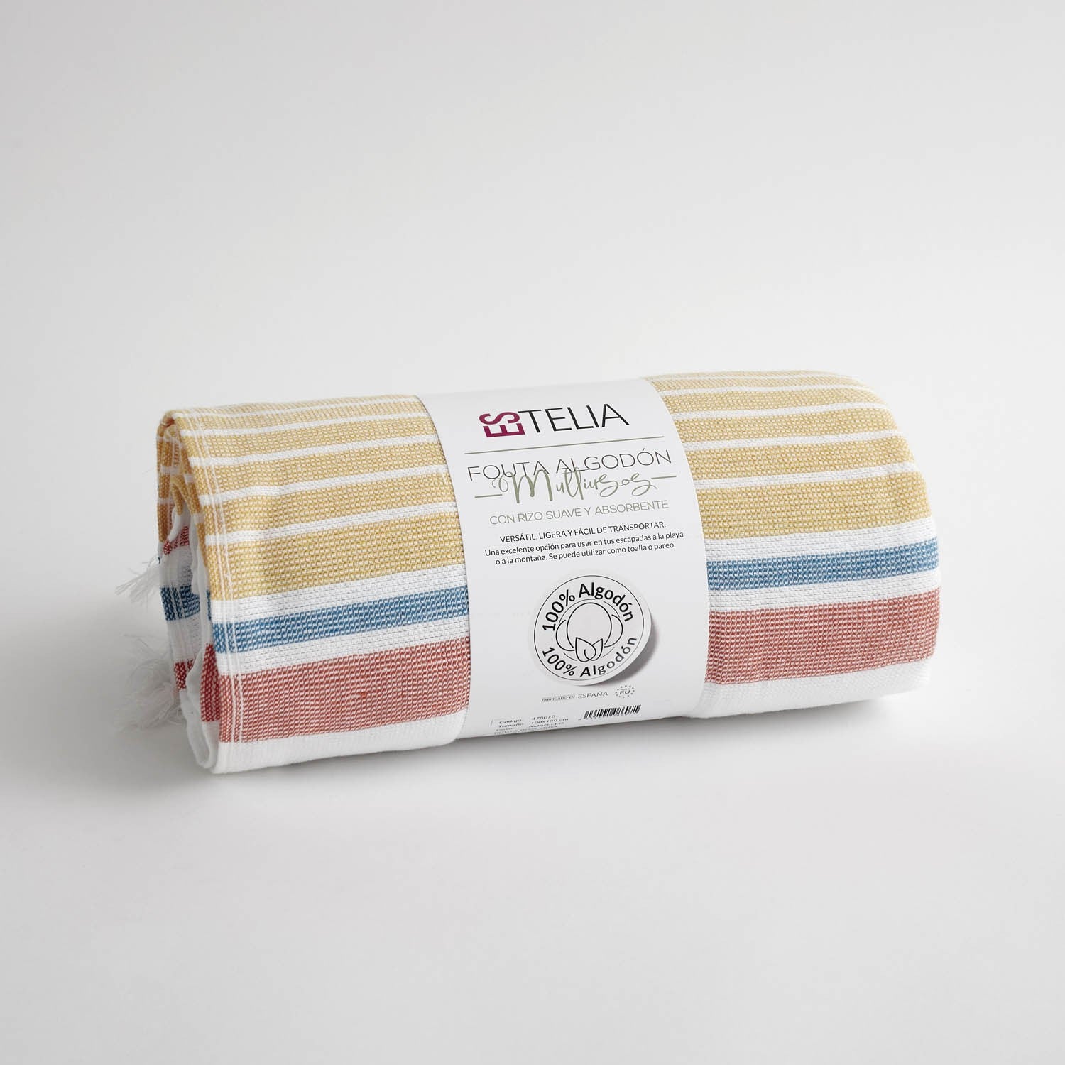Fouta Vera amarillo paquete