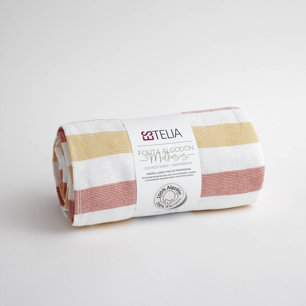 Fouta deia naranja