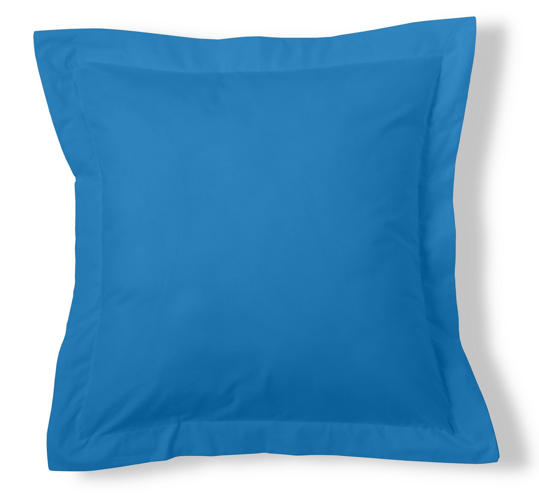 Funda de cojín 50-50 azul cendre cojín 55x55 con pestaña