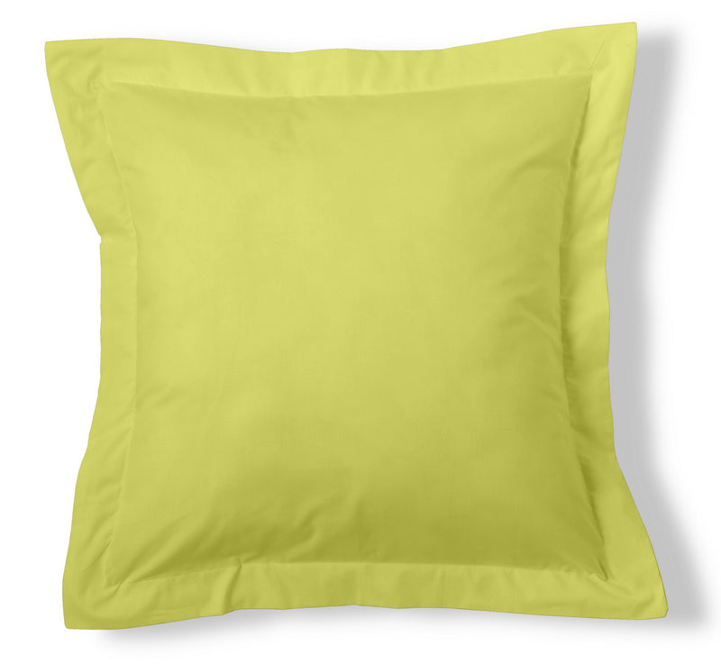 Funda de cojín 50-50 pistacho cojín 55x55 con pestaña