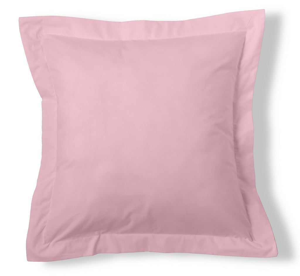 Funda de cojín 50-50 rosa cojín 55x55 con pestaña