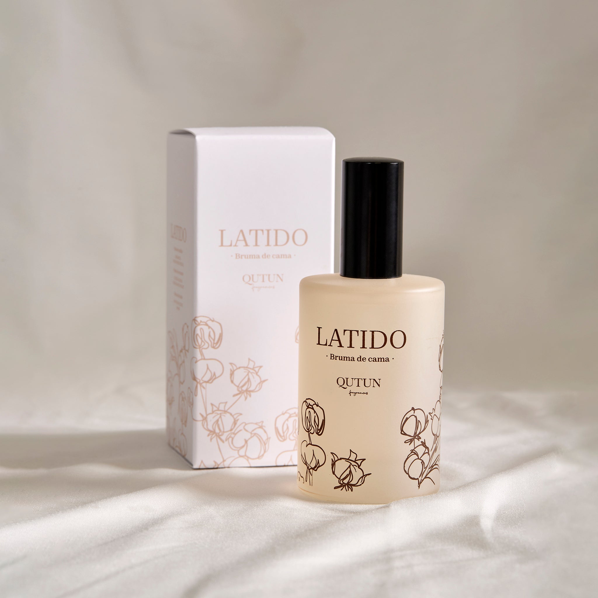 Bruma de Cama Qutun - 4 Aromas - Frasco reutilizable 100ml