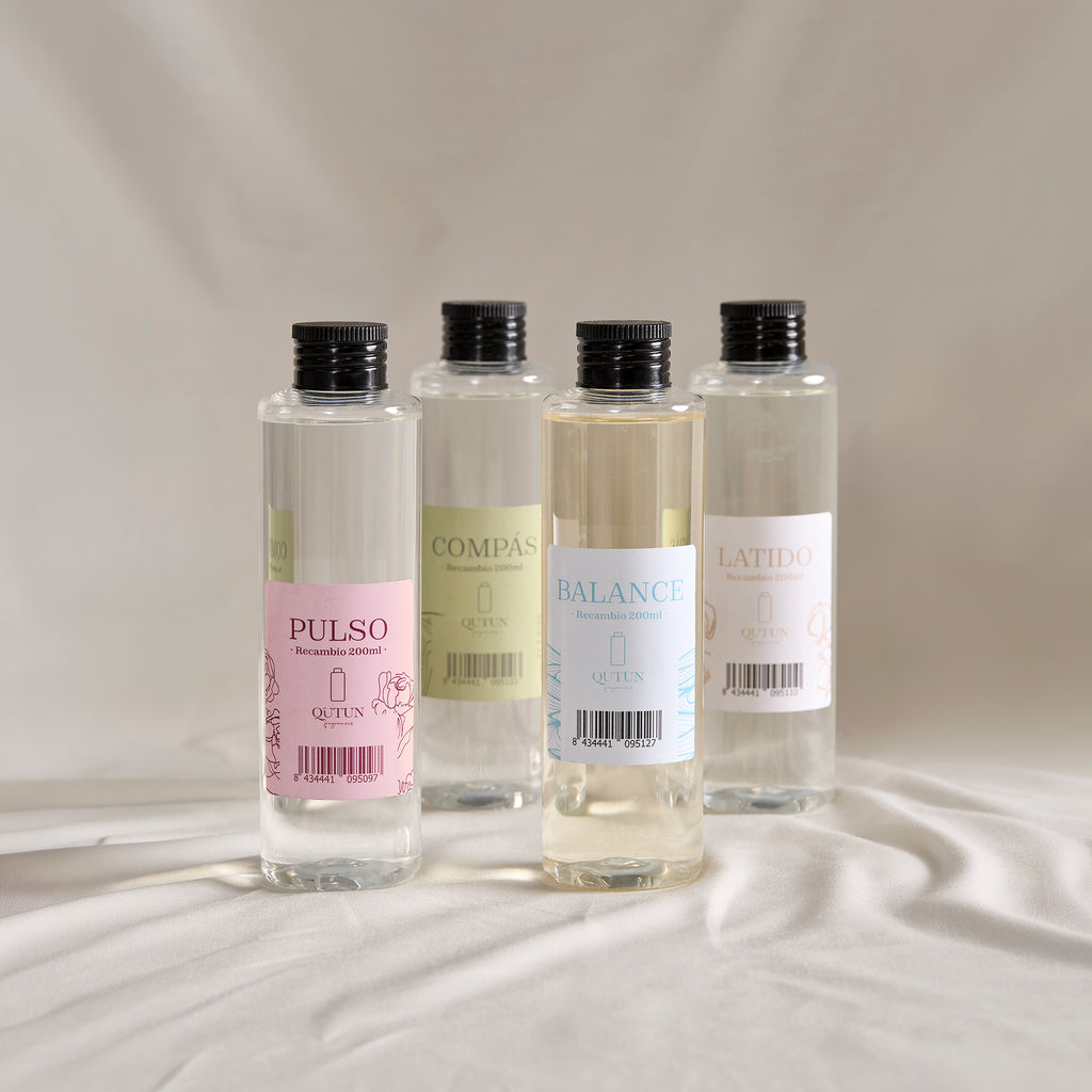 Bruma de Cama Qutun- 4 fragancias- Recambio 200ml