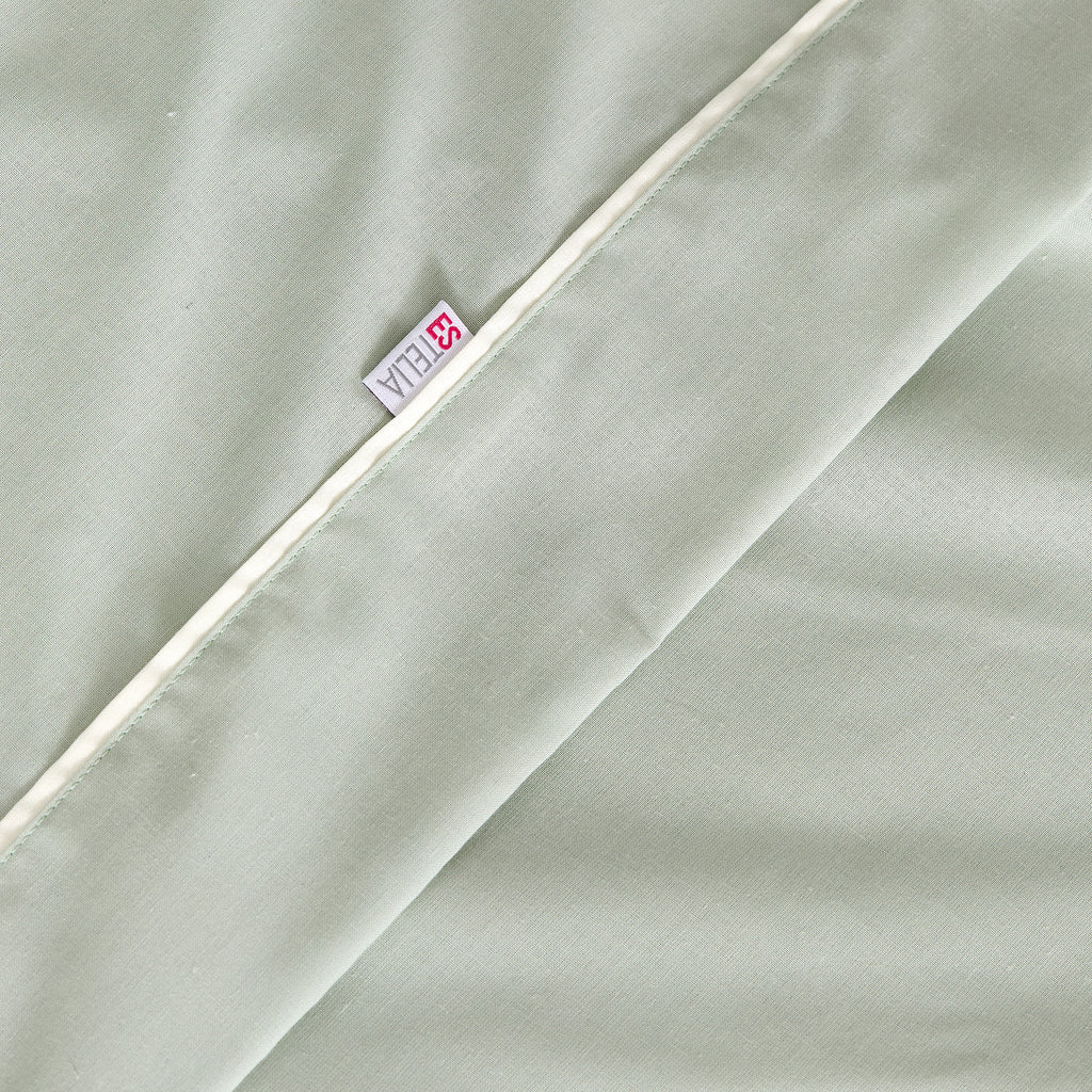 Juego de sábanas liso Salvia- Fabricación limitada.