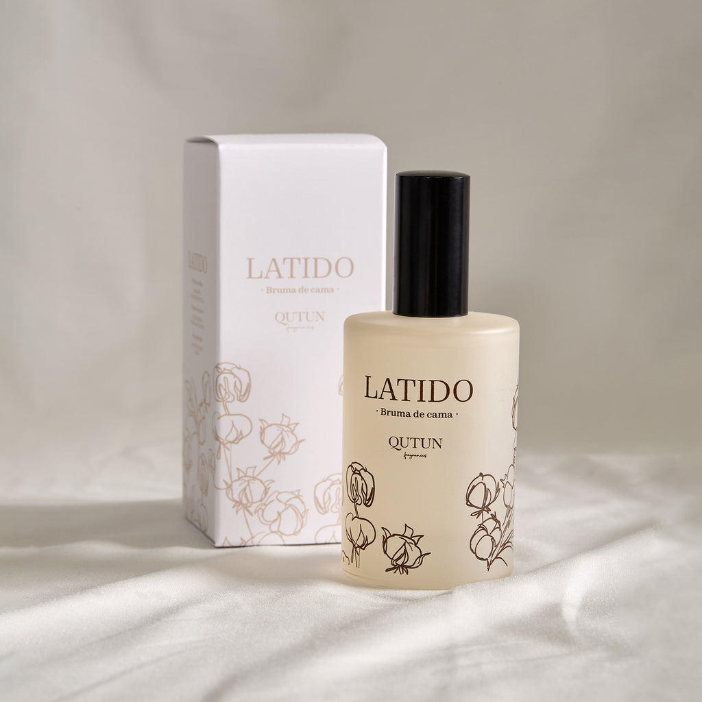 Bruma de Cama Qutun - 4 Aromas - Frasco reutilizable 100ml