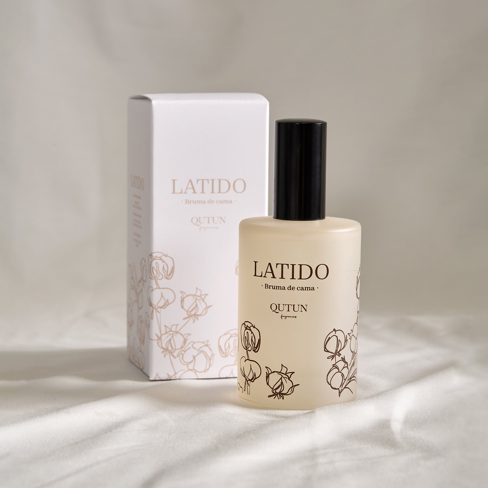 Bruma de Cama Qutun - 4 Aromas - Frasco reutilizable 100ml