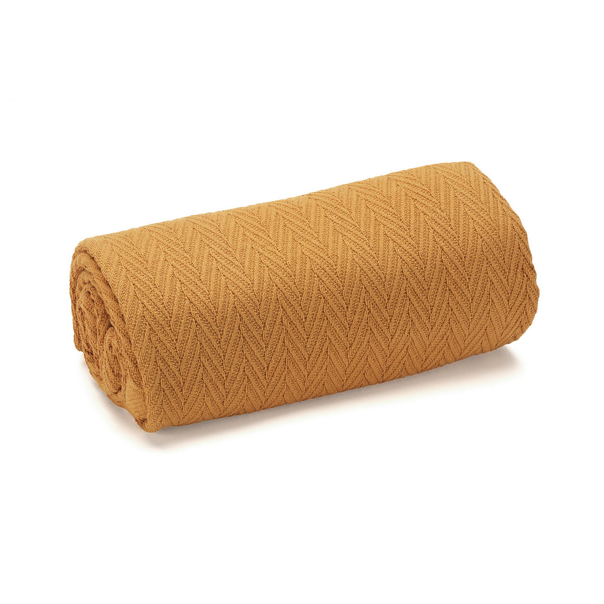 Colcha Tejida Adra Mostaza